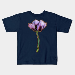 Blue Poppy Kids T-Shirt